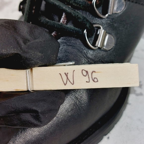 Elegant Black Lace-Up Ankle Boots - Picture 10 of 10